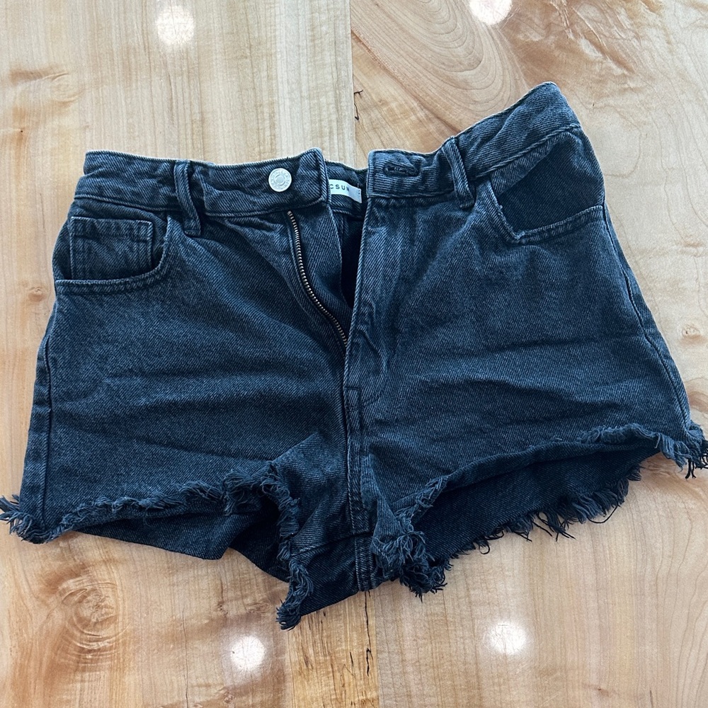PacSun Black Denim Jean Shorts